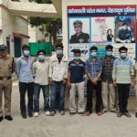 बाजार में हंगामा और मारपीट की नौबत आने पर पुलिस की कार्रवाई, शांति भंग करने के आरोप में 7 हिरासत में