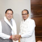 सीएम पुष्कर सिंह धामी ने केंद्रीय मंत्री शिवराज सिंह चौहान से की मुलाकात
